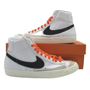 Nike Blazer Mid '77 VNTG Shoes Mens Size 9 White Black Leather BQ6806-100